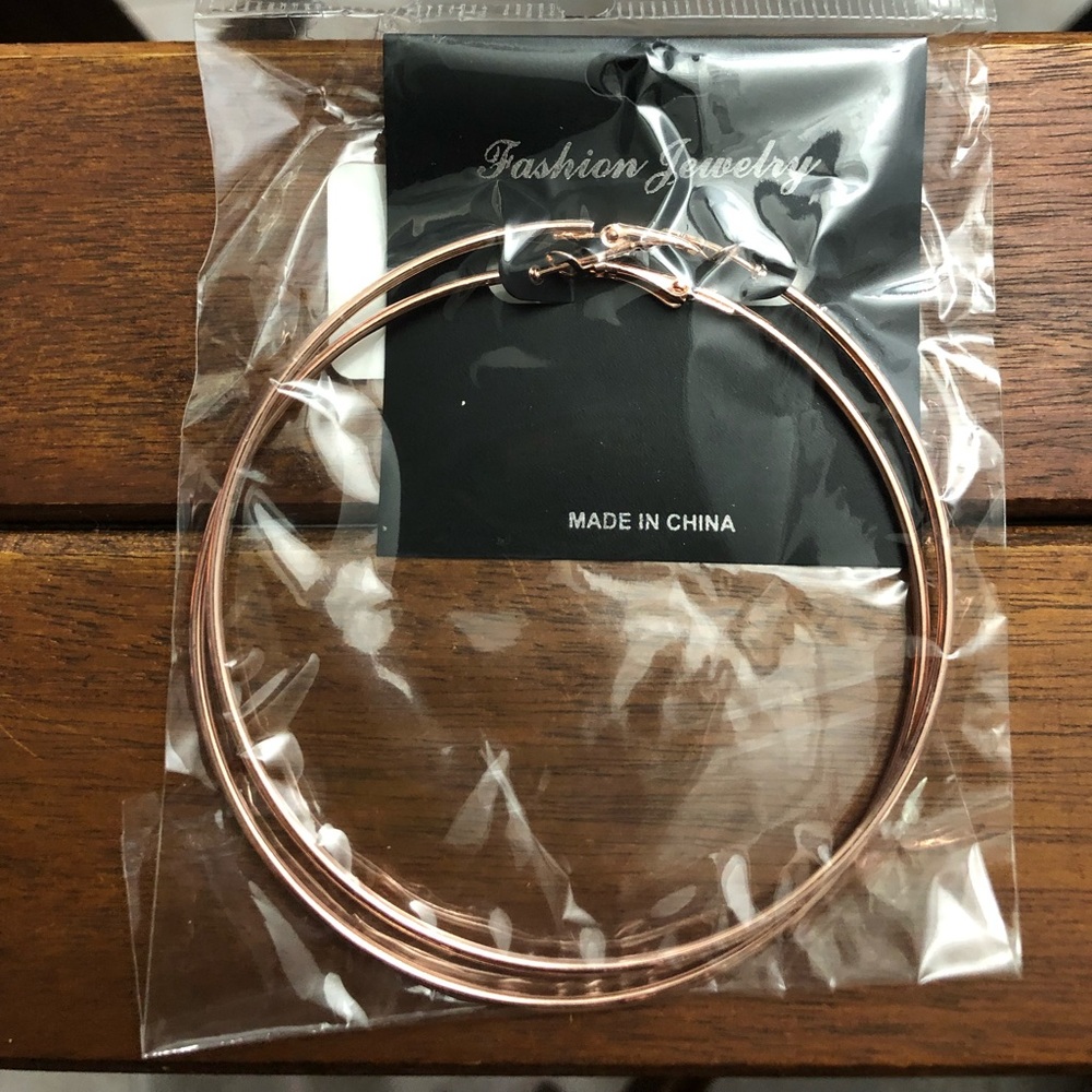 PrettyLittleThings hoop earrings